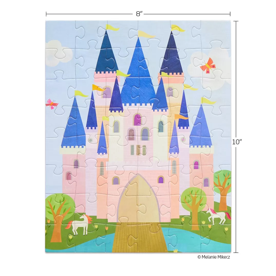 Pink Royal Castle | 48 Piece Kids Puzzle