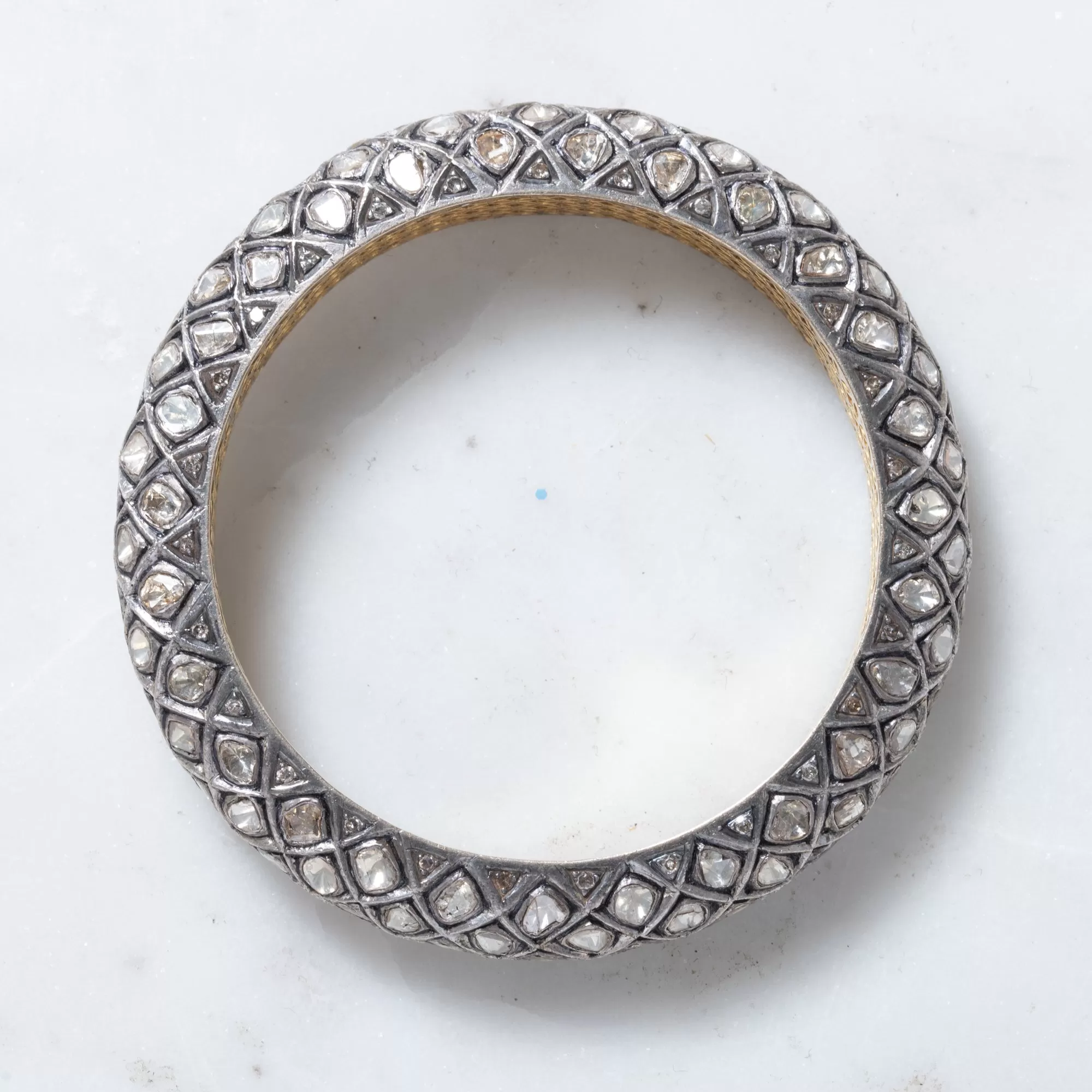 Polki Diamond Statement Bangle