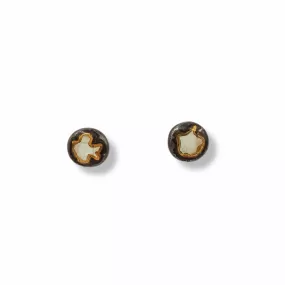 Porcelain handmade stud earrings