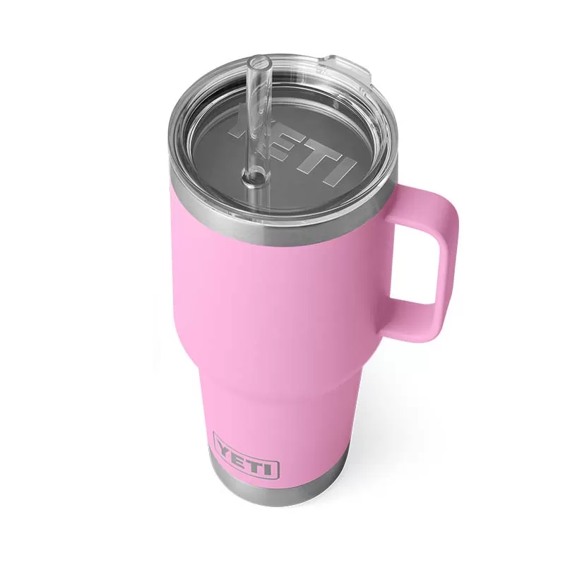 Power Pink Rambler 35oz Straw Mug