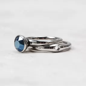 Qudo Interchangeable Silver Fine Ring