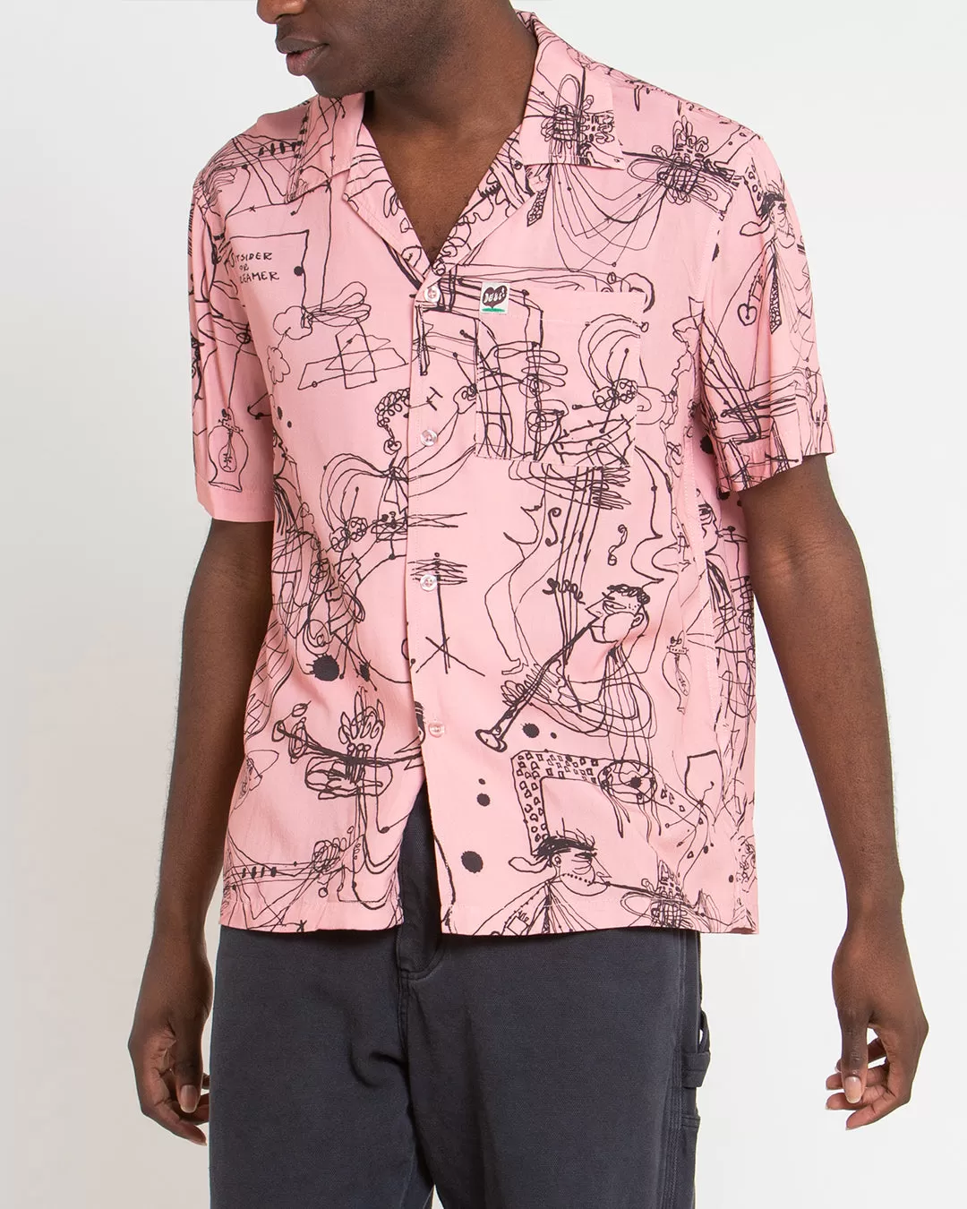 R.G CATO SS SHIRT - ZEPHYR PINK