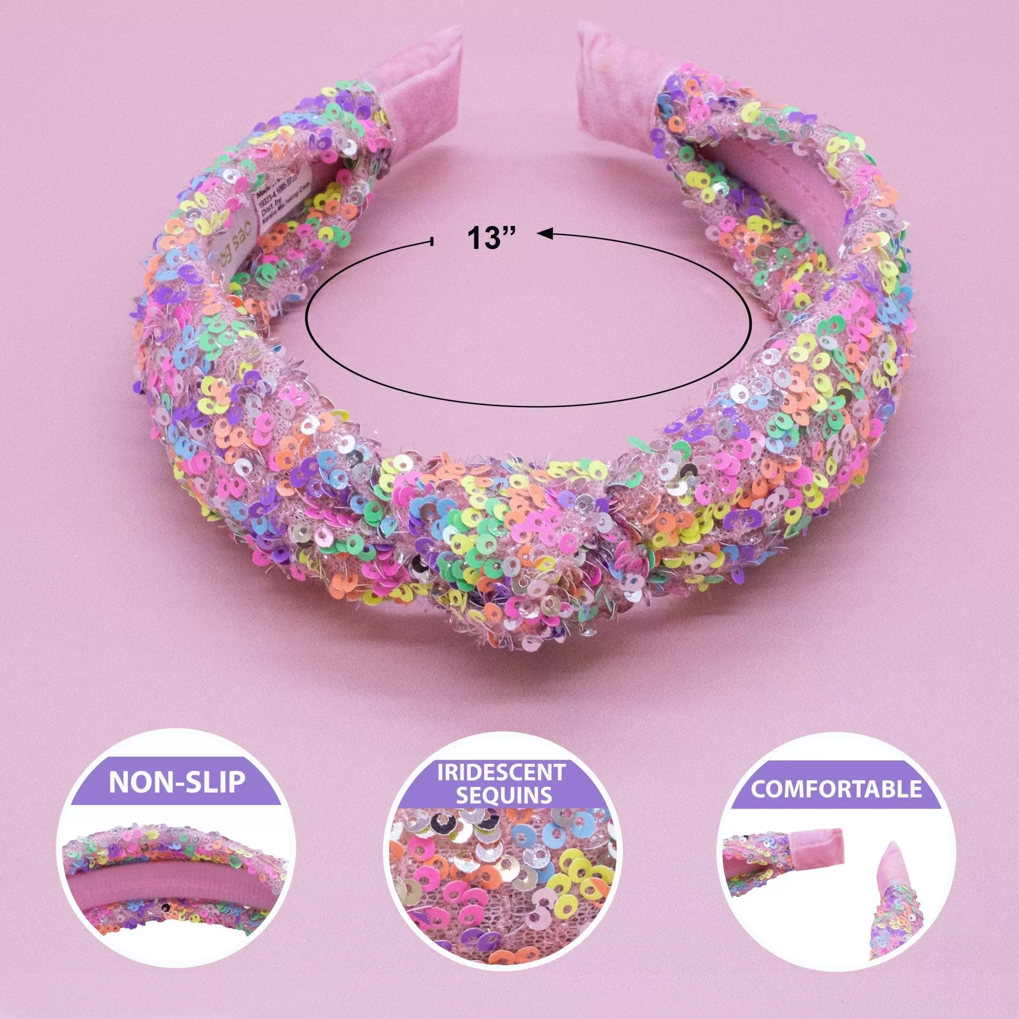 Sparkly Sequin Knot Headband