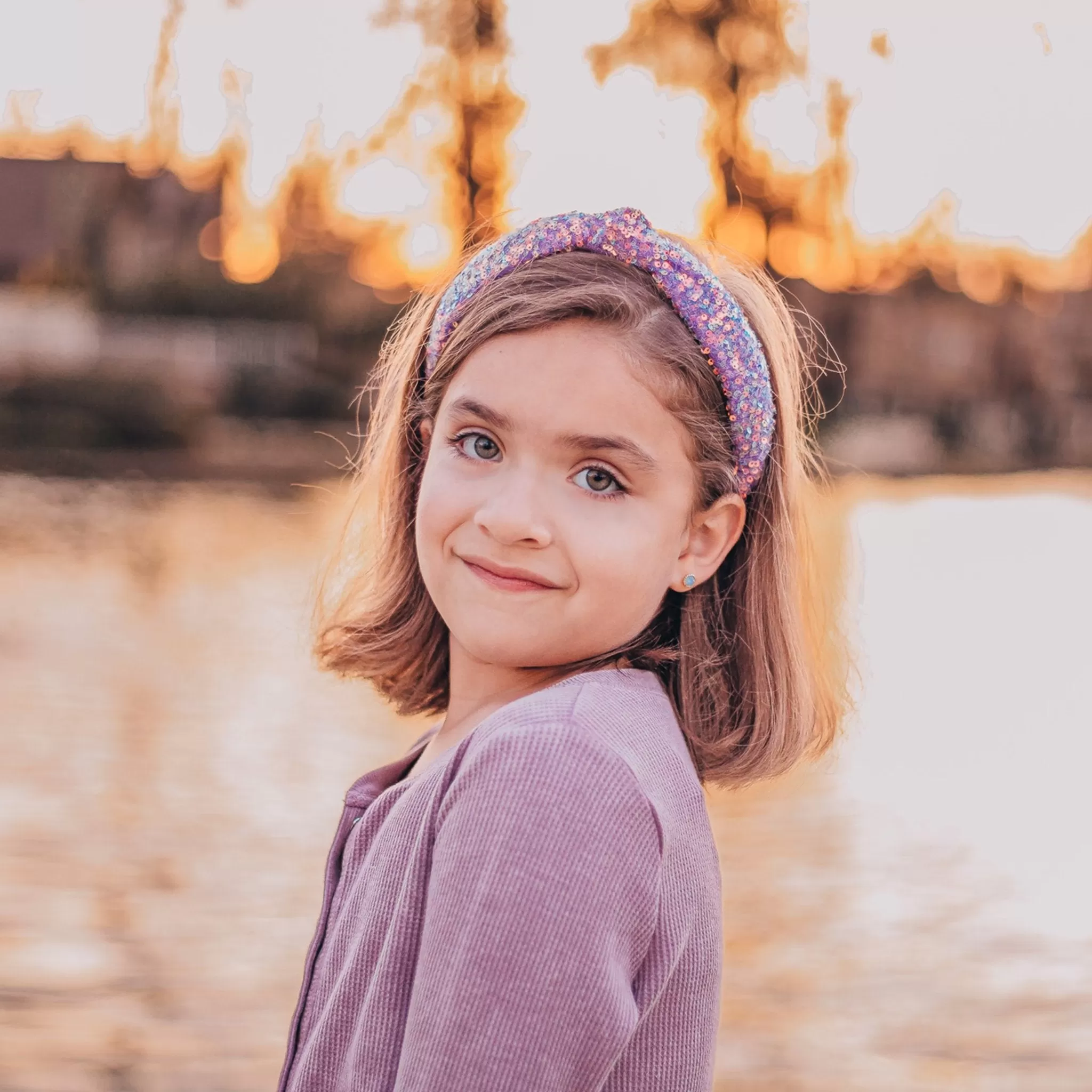 Sparkly Sequin Knot Headband