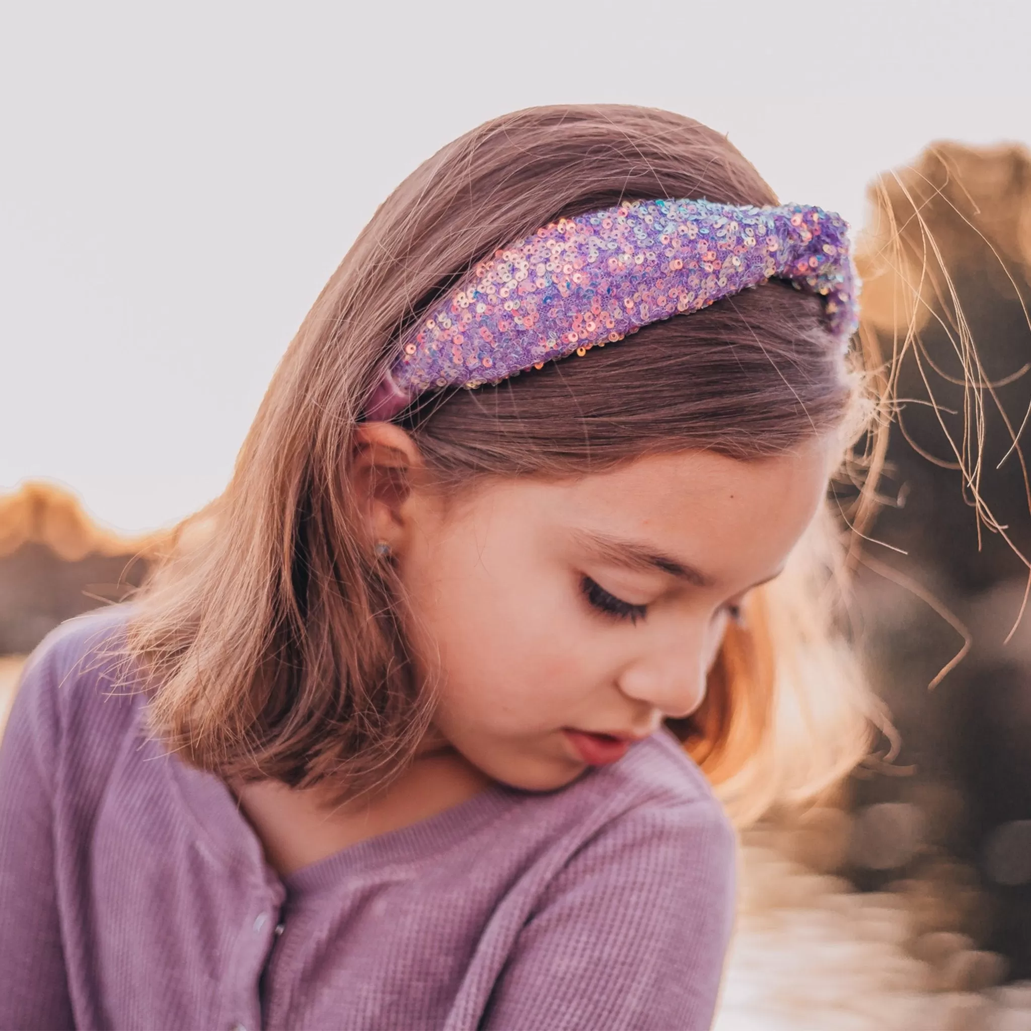 Sparkly Sequin Knot Headband