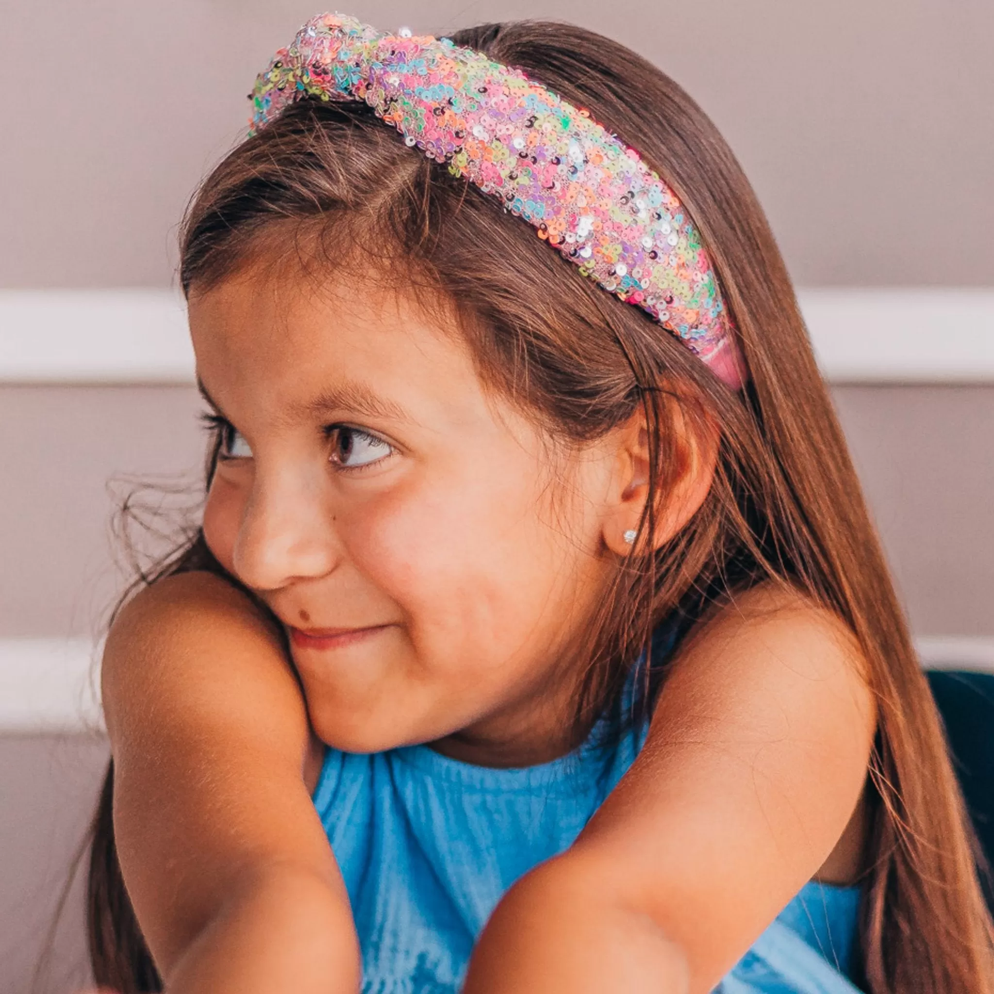 Sparkly Sequin Knot Headband