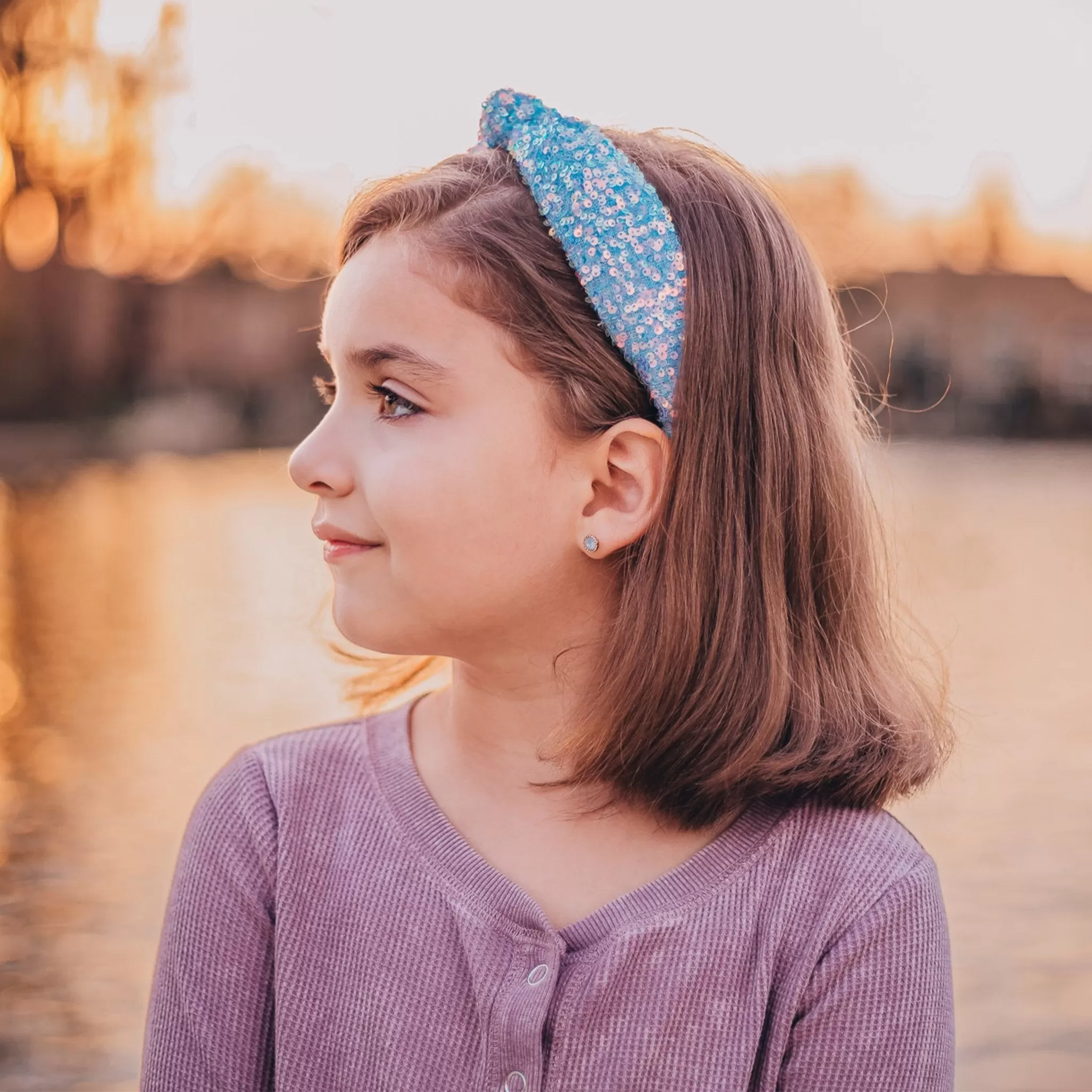 Sparkly Sequin Knot Headband