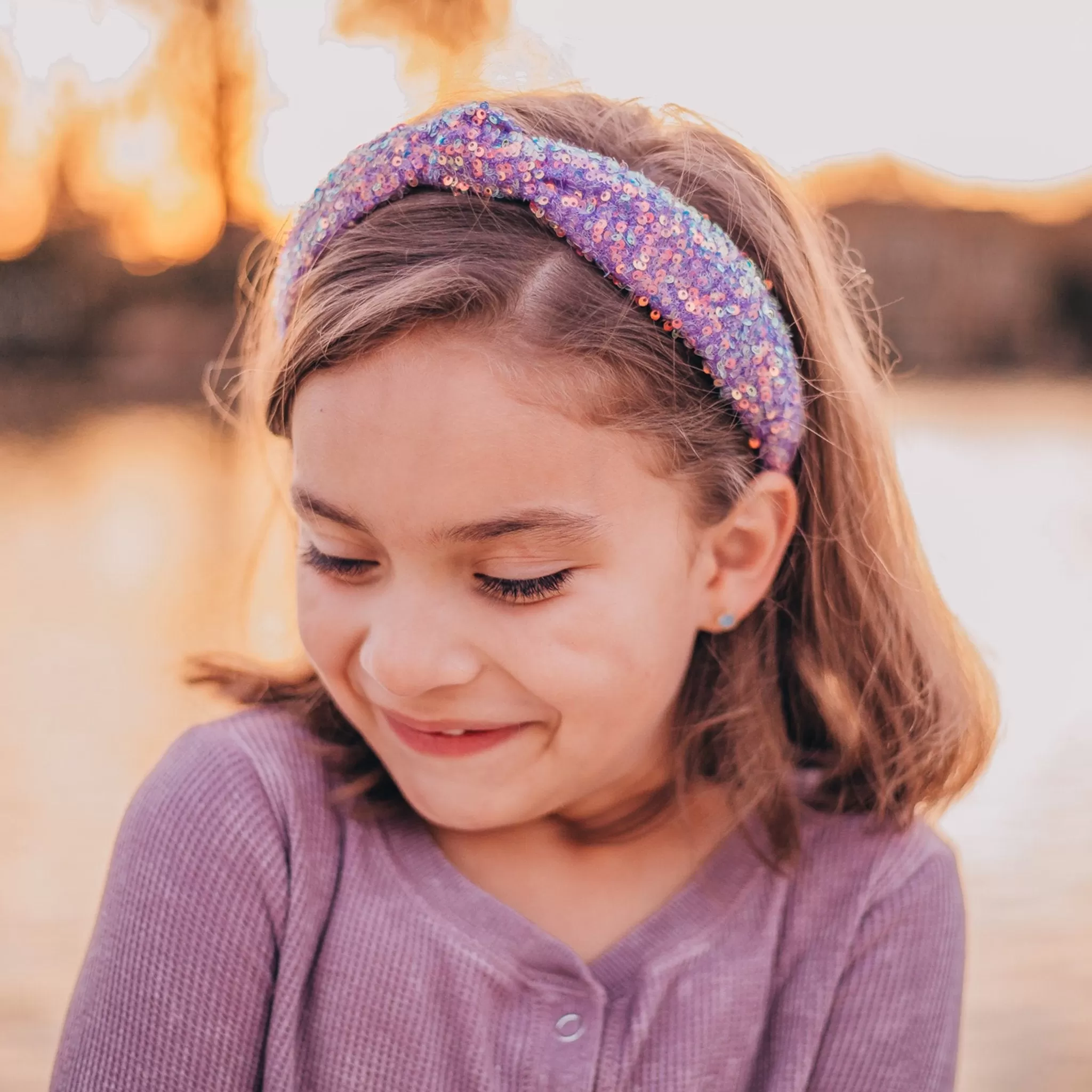 Sparkly Sequin Knot Headband