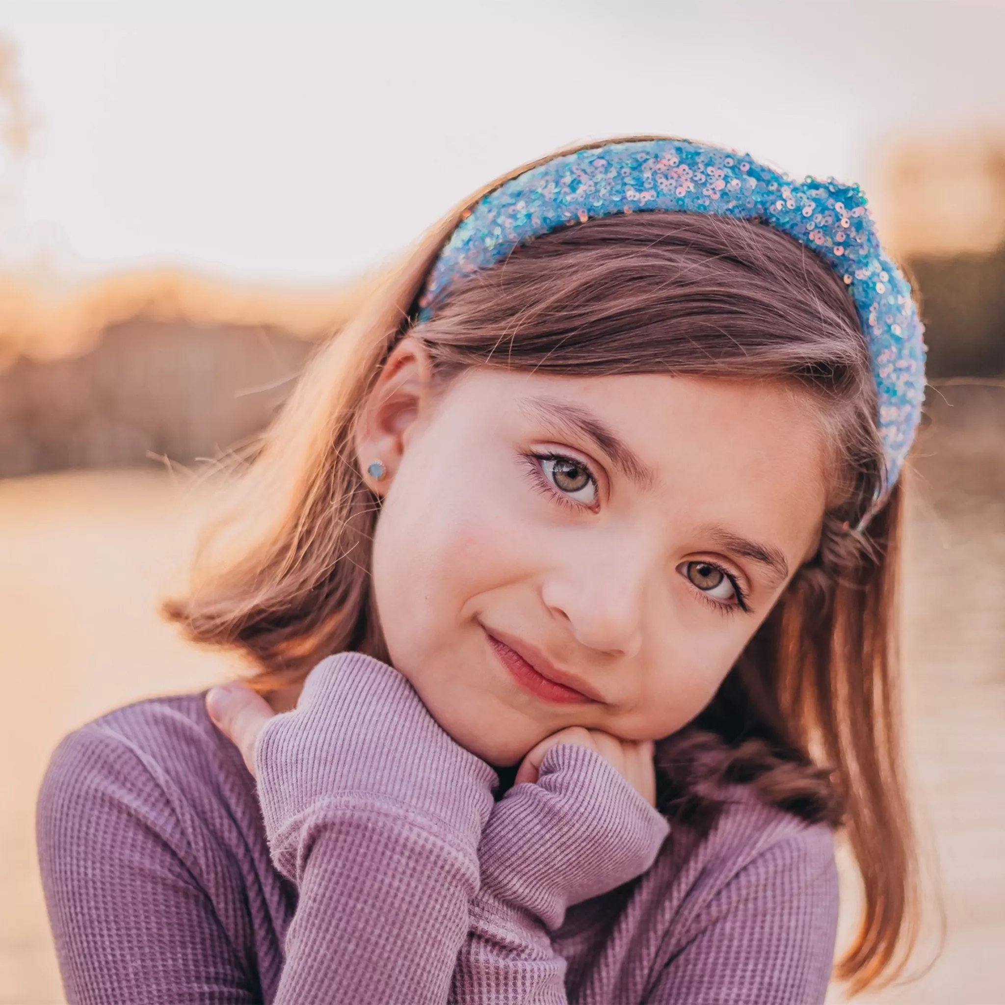 Sparkly Sequin Knot Headband