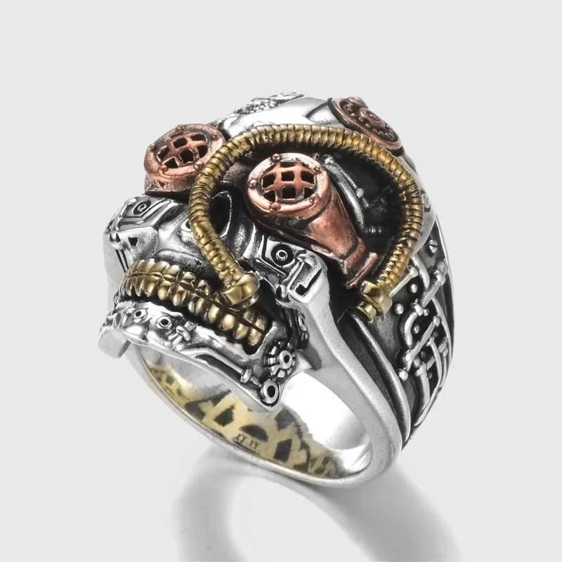 Steampunk Skull Ring