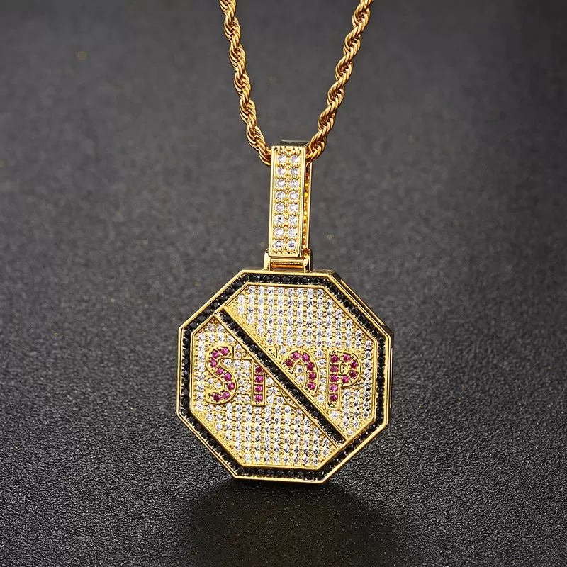 STOP Sign Pendant