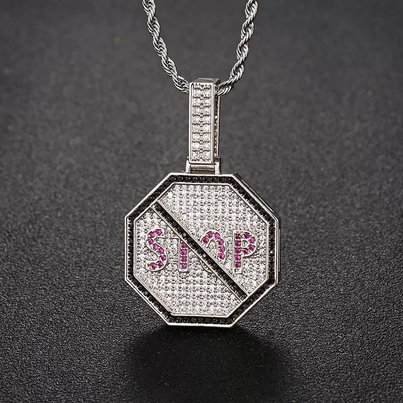 STOP Sign Pendant