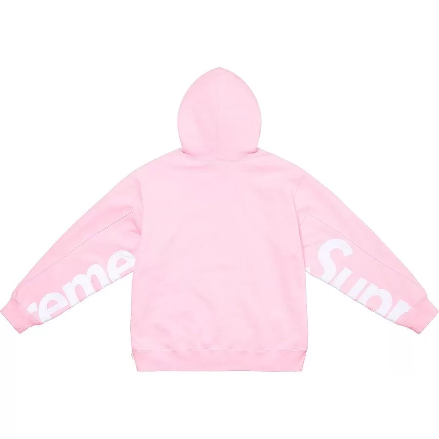 Supreme Cropped Panels Hooded Sweatshirt (Pink)