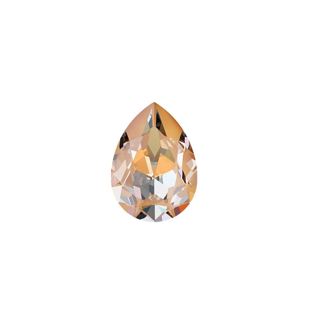 Swarovski 18 x 13mm Fancy Stone (4320) Pear - Peach DeLite