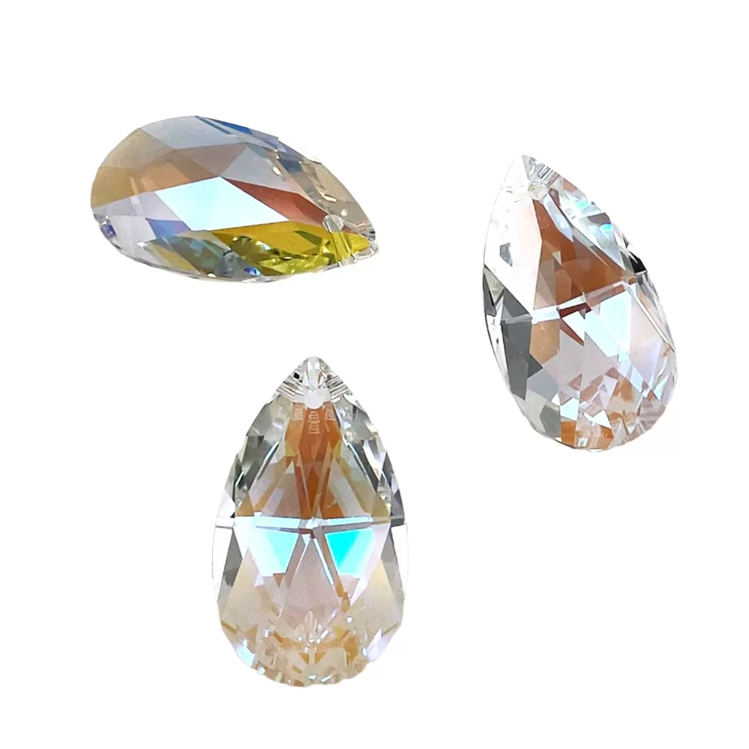 Swarovski Crystal 8721 Strass Teardrop Pendants 28 x 17mm