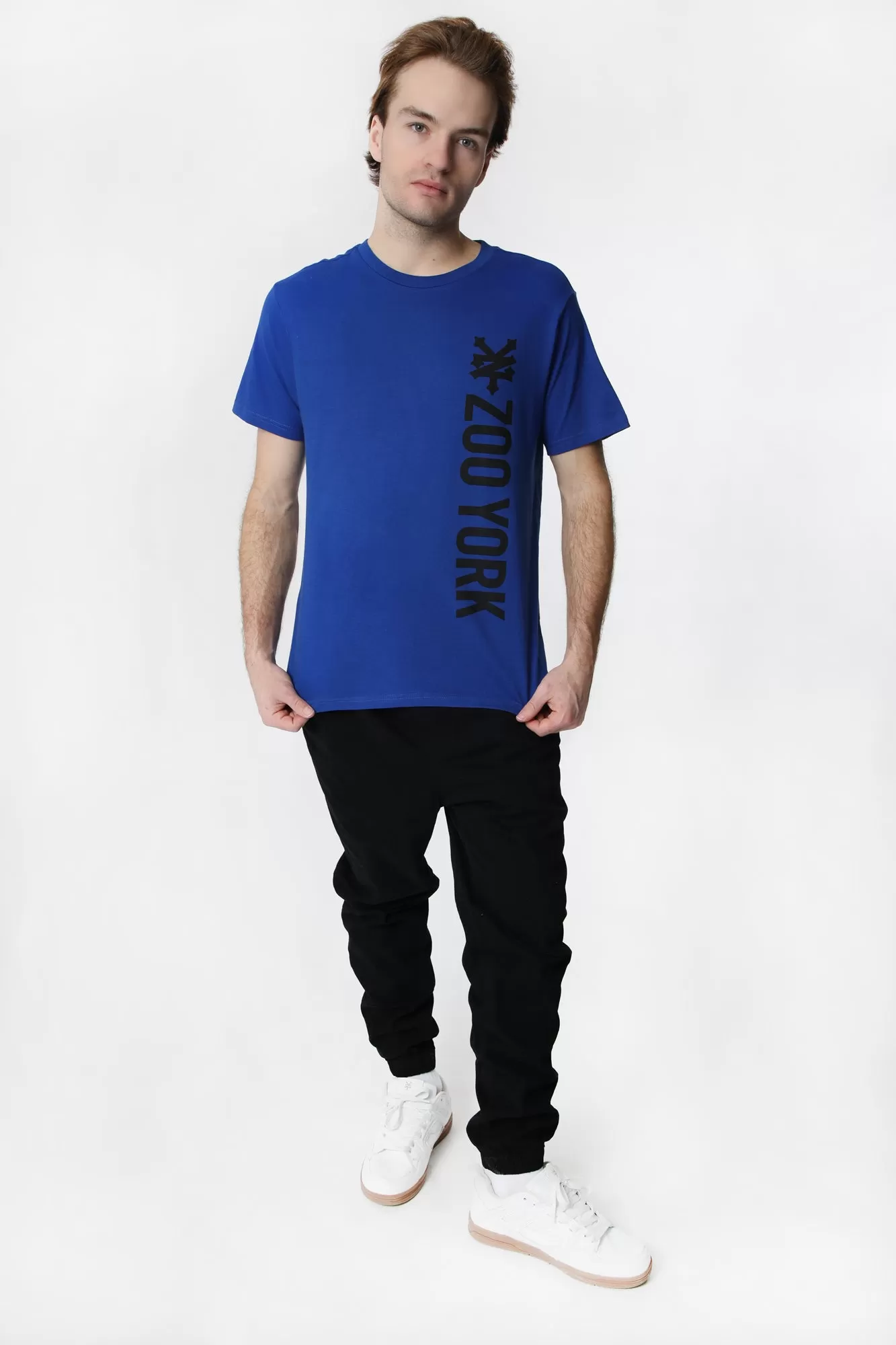 T-Shirt Imprimé Logo Vertical Zoo York Homme