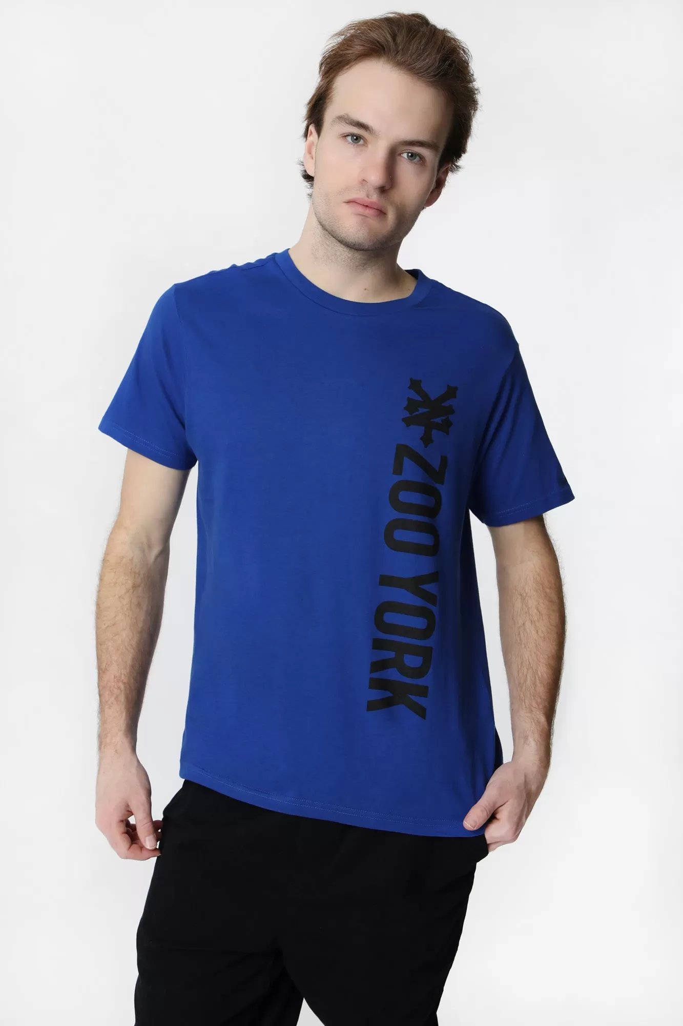 T-Shirt Imprimé Logo Vertical Zoo York Homme