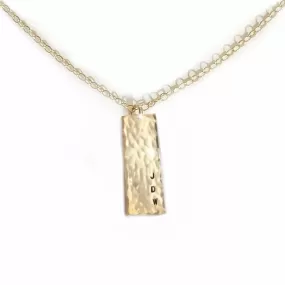 Tawny Tag Necklace