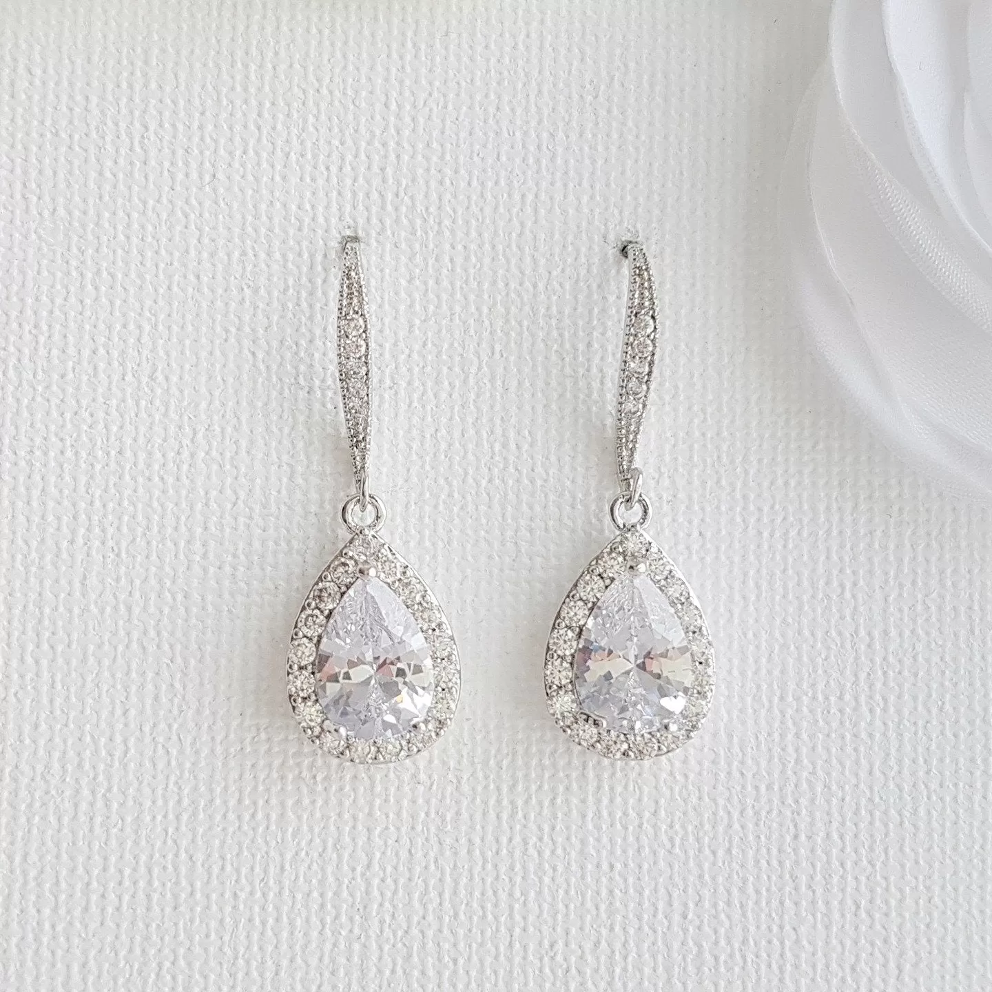 Teardrop Dangle Earrings-Emma