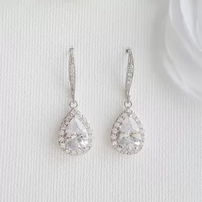 Teardrop Dangle Earrings-Emma