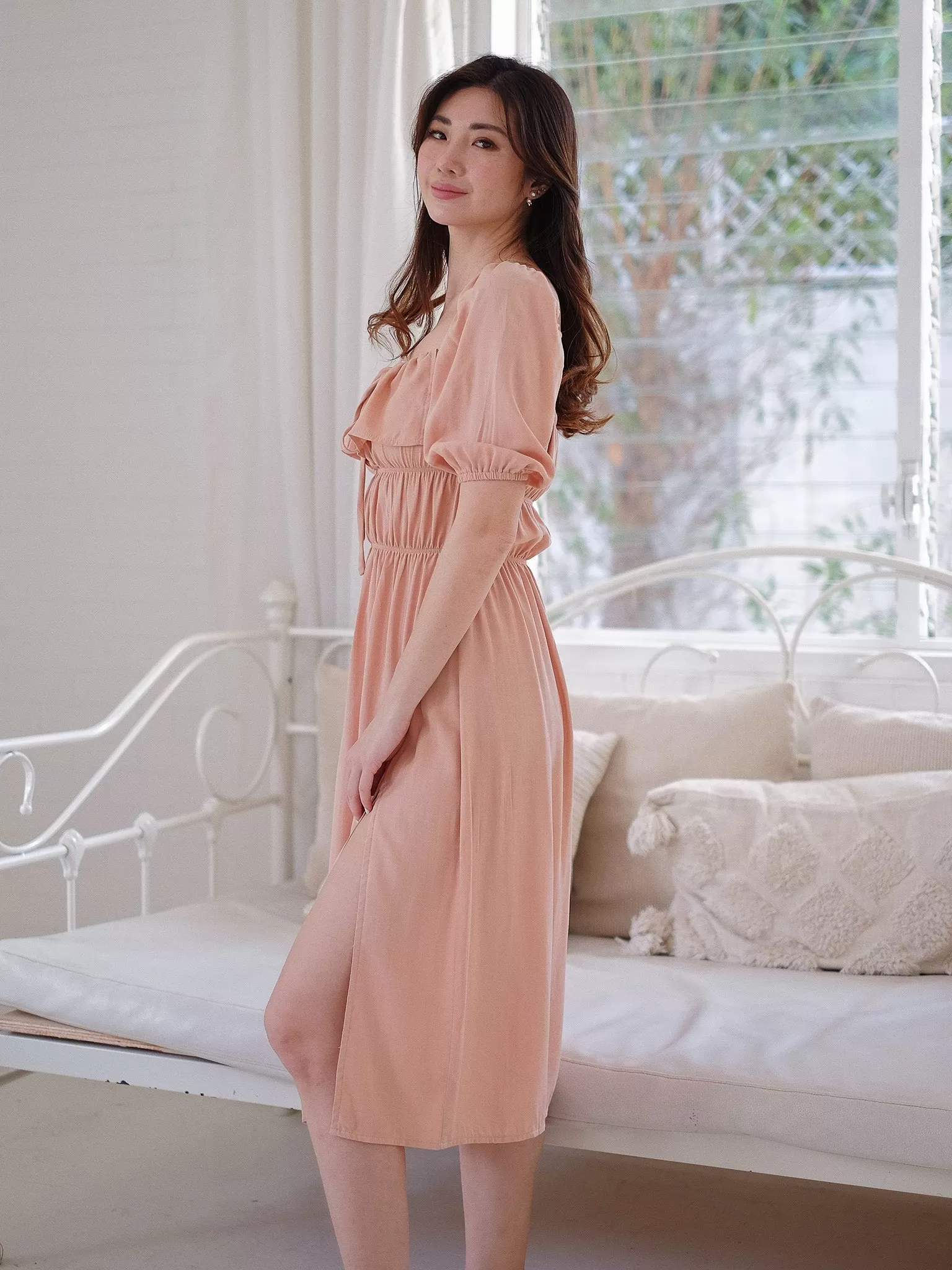 The Sherbrooke Midi Dress - Fawn