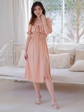 The Sherbrooke Midi Dress - Fawn