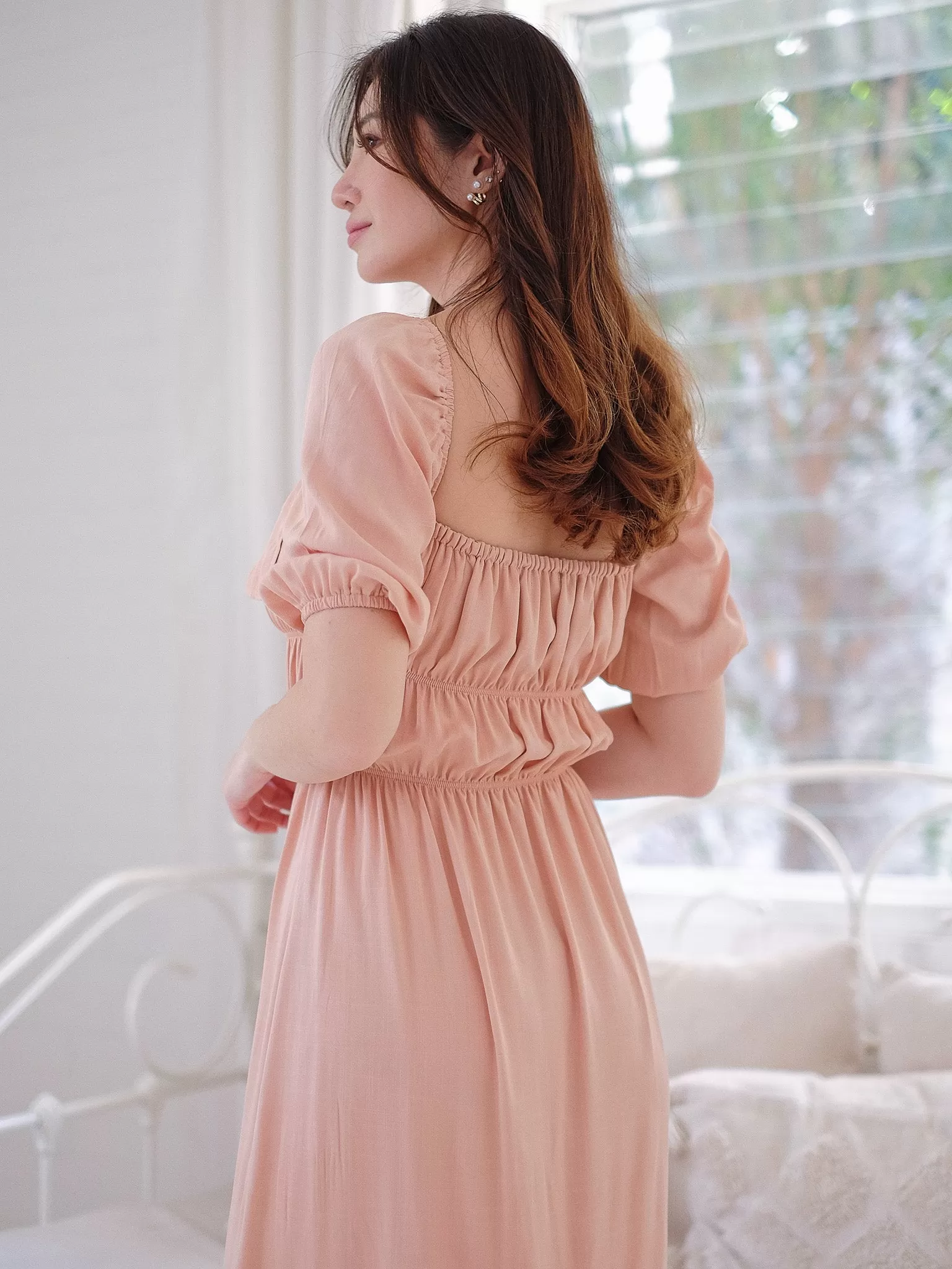 The Sherbrooke Midi Dress - Fawn