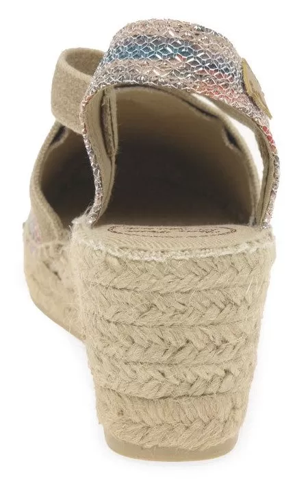 Toni Pons Triton Womens Wedge Heeled Espadrille