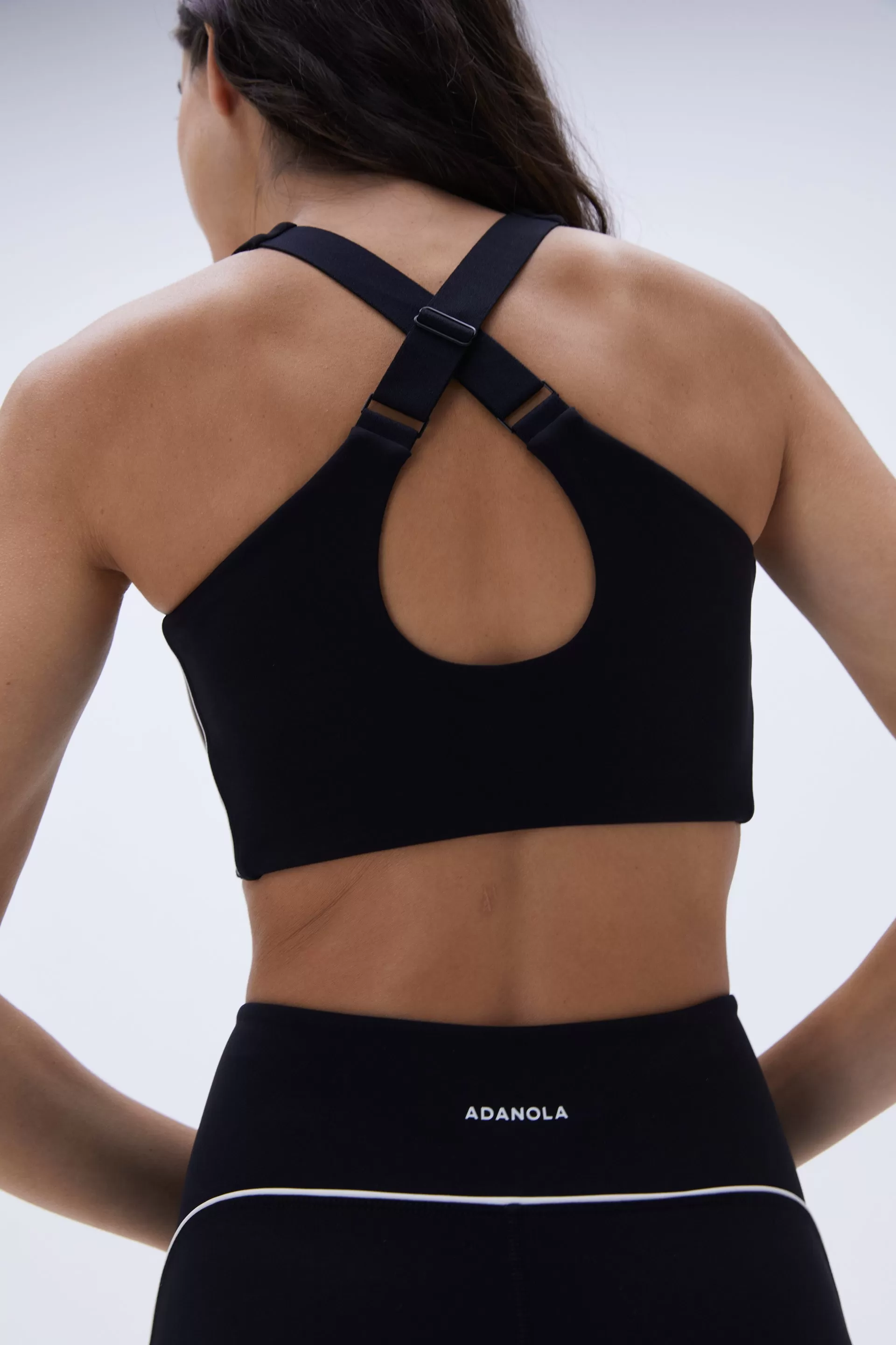 Ultimate Micro Piping Bra - Black/Off White