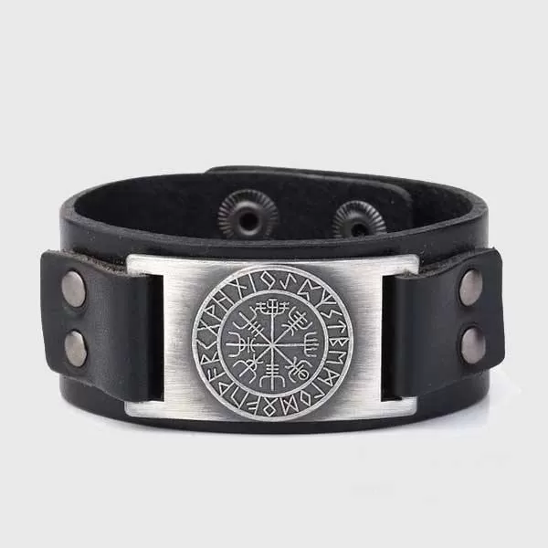 Vegvisir Leather Bracelet