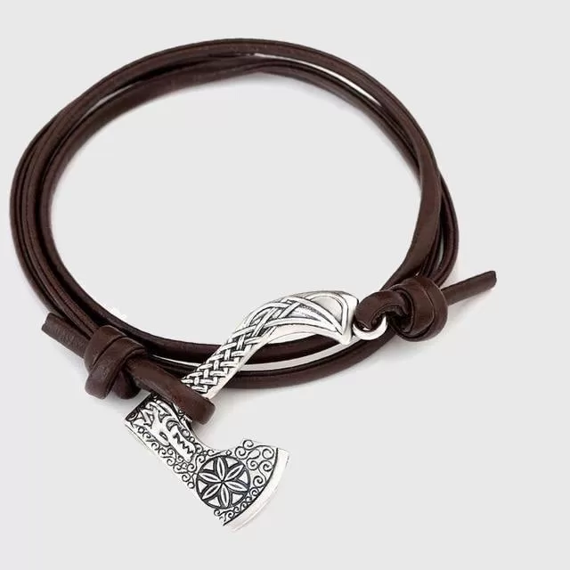 Viking Axe Totem Bracelet