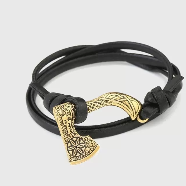 Viking Axe Totem Bracelet