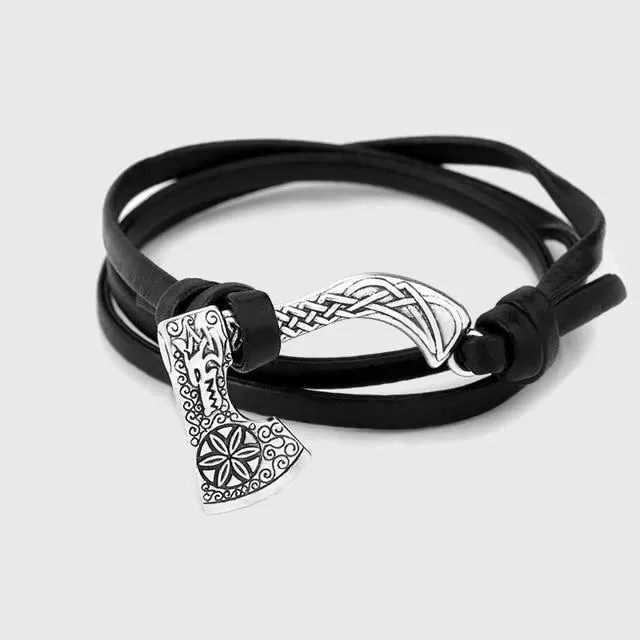 Viking Axe Totem Bracelet