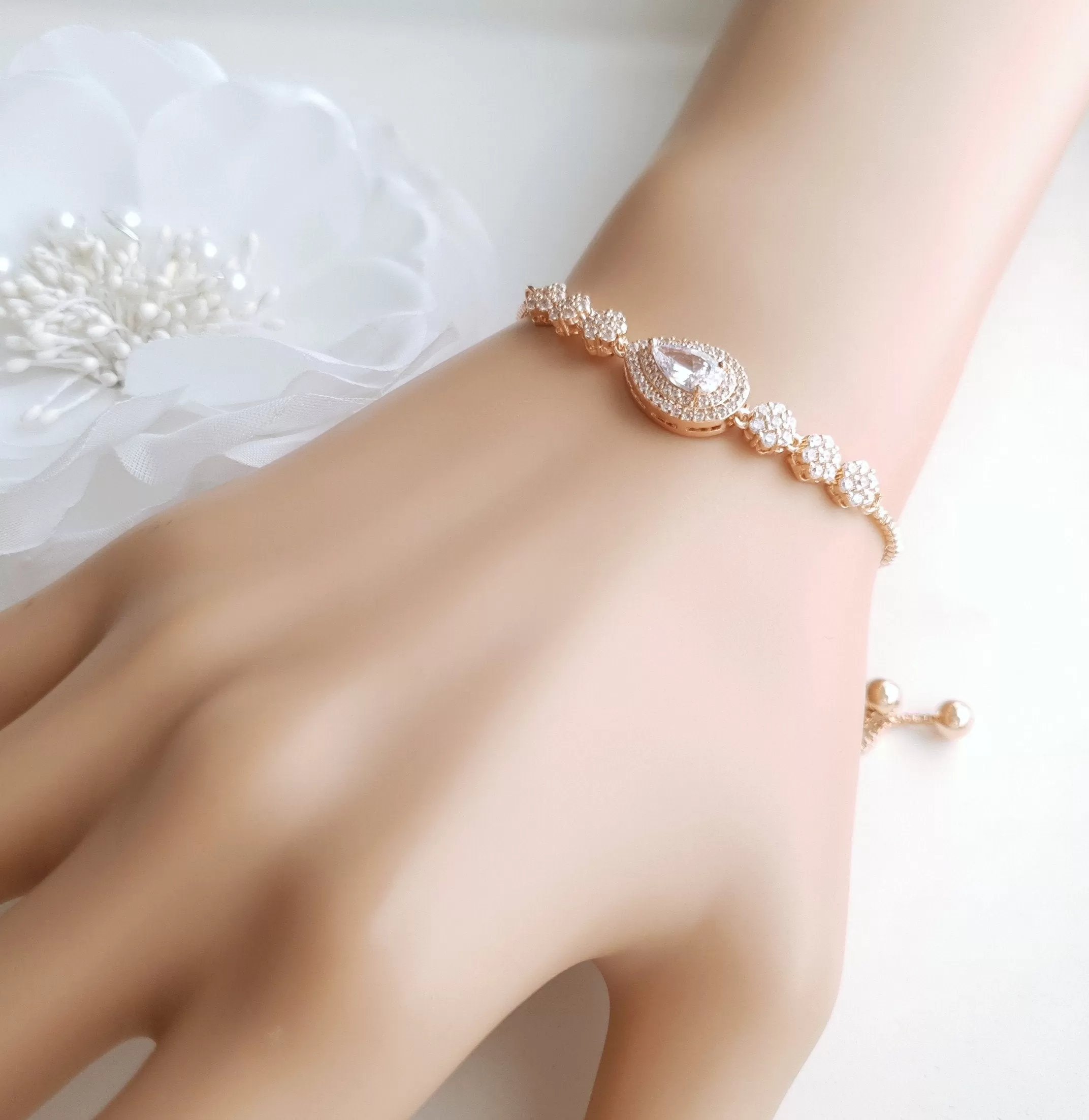 Wedding Slider Bracelet- Joni