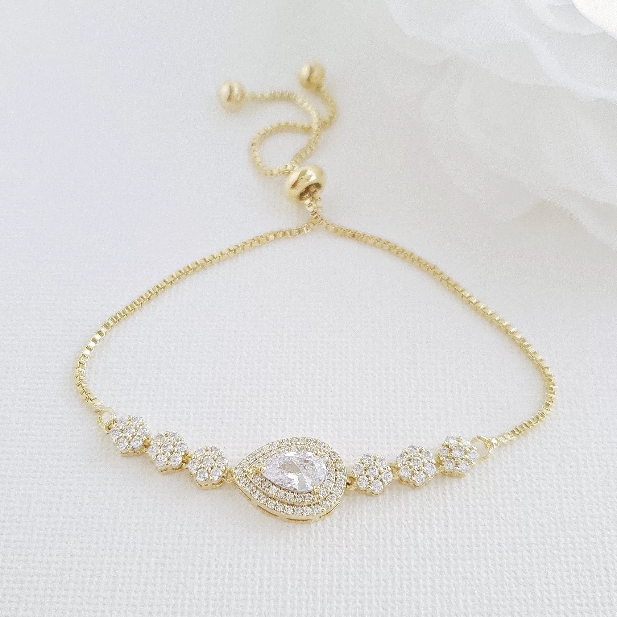 Wedding Slider Bracelet- Joni