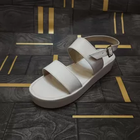 White chunks Sandals