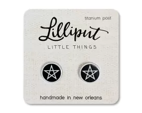 Witchy Pentagram Earrings