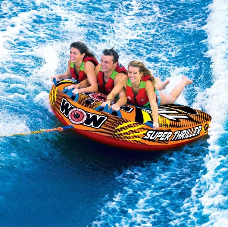 WOW World of Watersports Super Thriller 3 Person Towable Inflatable - Very Good Condition