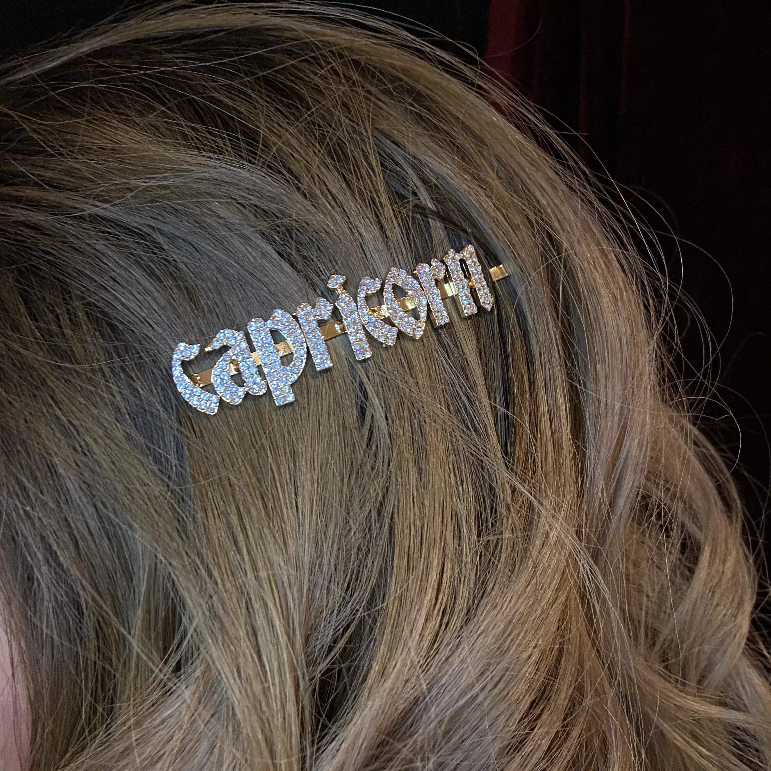 Zodiac Signs   Drippin Glam Savage Hotgirl Rhinestone Hair Pins