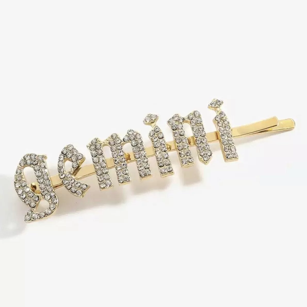 Zodiac Signs   Drippin Glam Savage Hotgirl Rhinestone Hair Pins