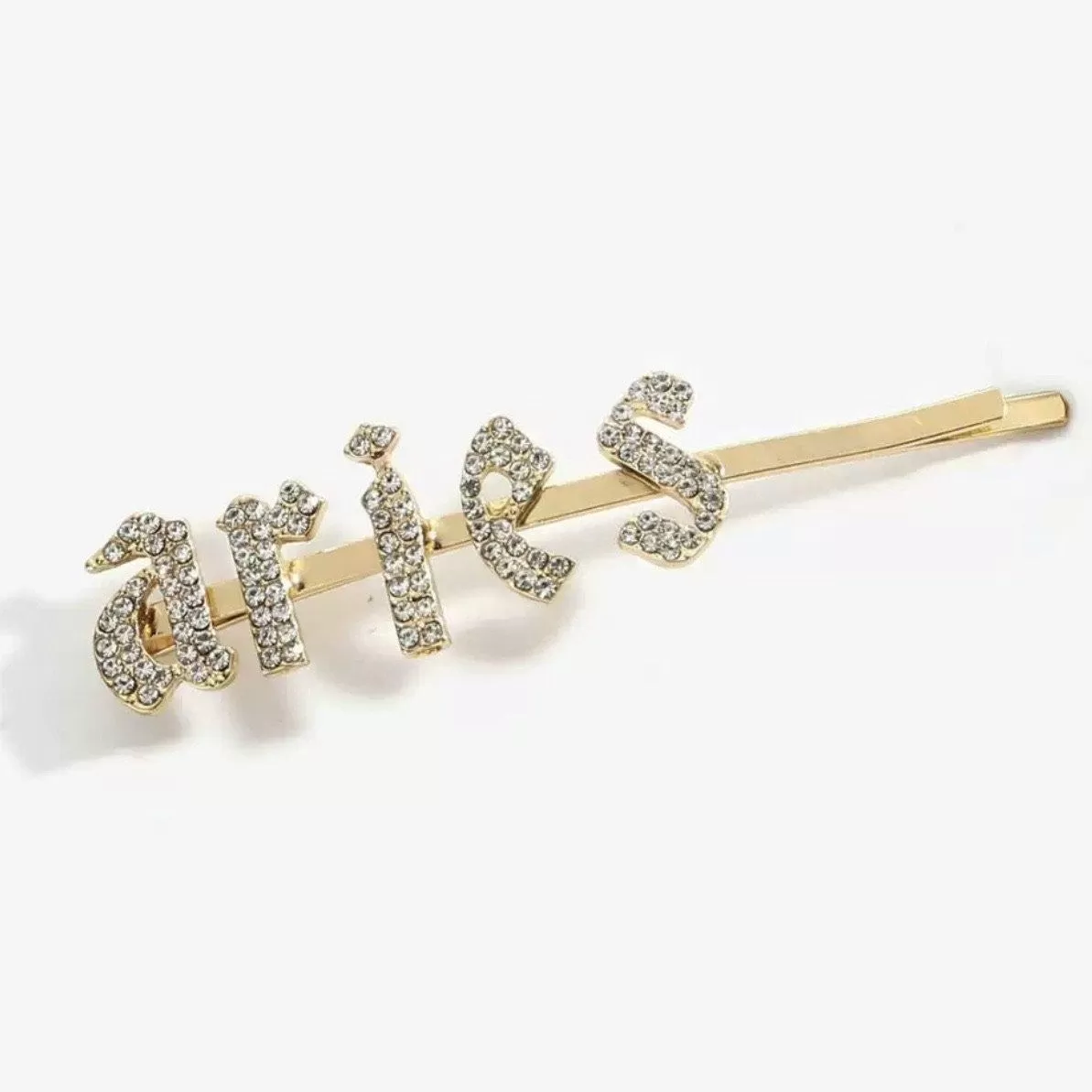 Zodiac Signs   Drippin Glam Savage Hotgirl Rhinestone Hair Pins